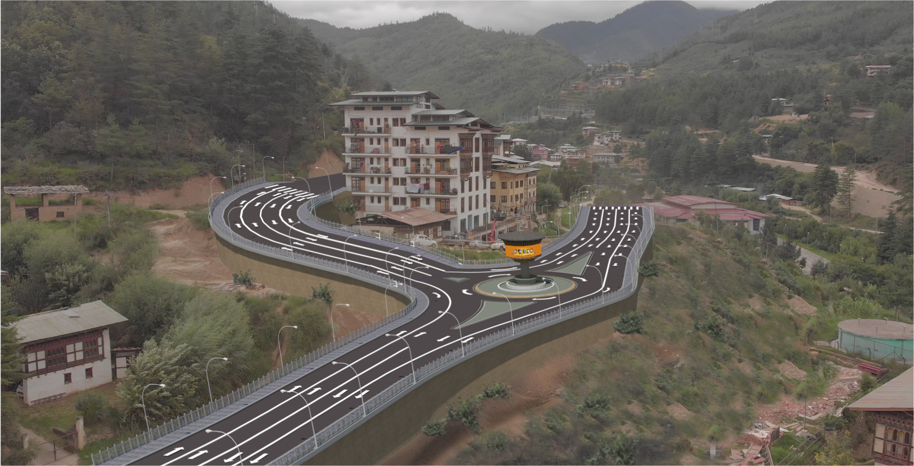 Simtokha Roundabout Project